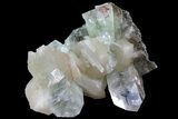 Zoned Apophyllite Crystals With Stilbite - India #72090-1